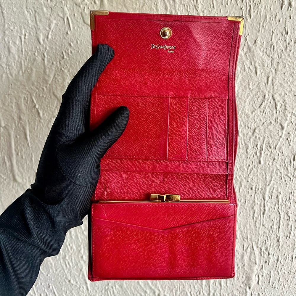 Yves Saint Laurent Trifold Wallet - Picture 3 of 11